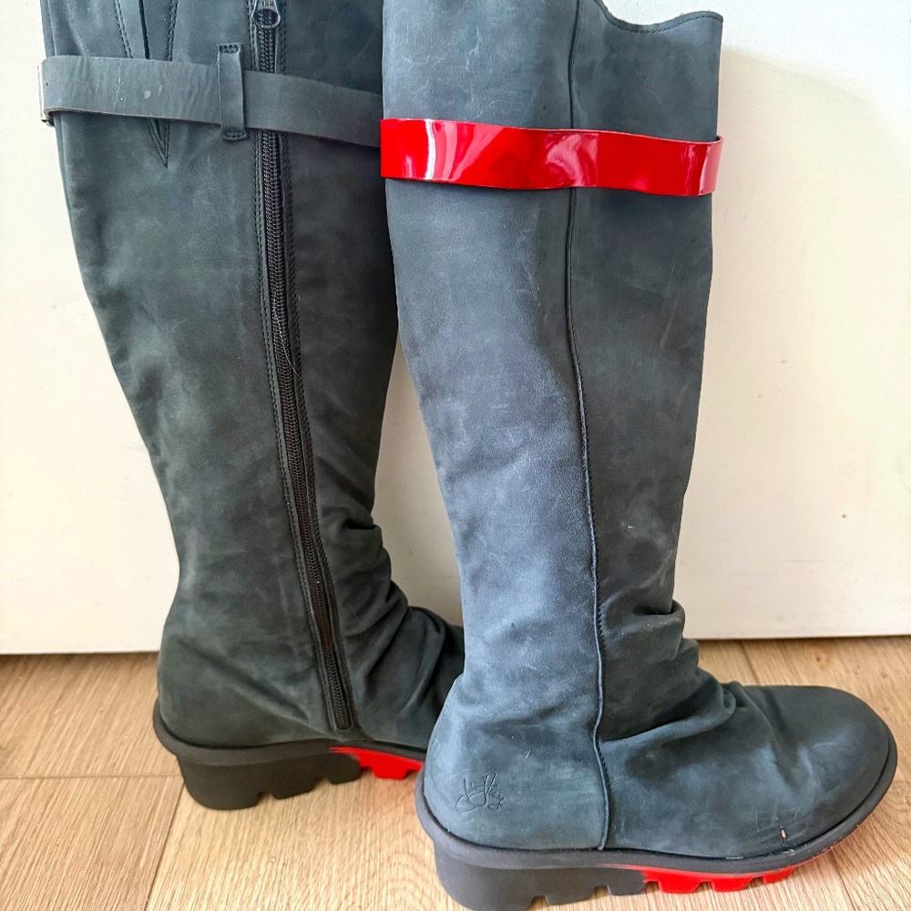 John Fluevog Renegade Boots | Black | Size 9 - Picture 2 of 5